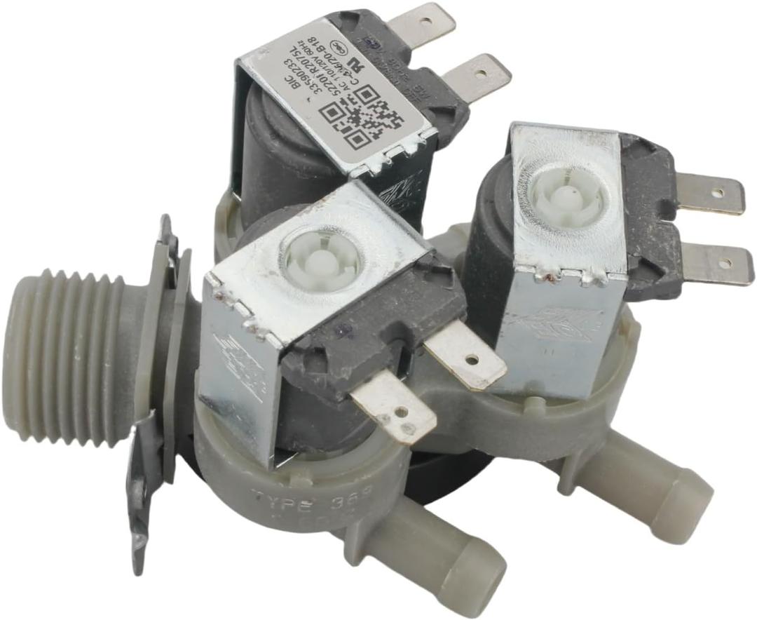 5221ER1003A 5220FR2075L Washer Water Inlet Valve for LG Kenmore Sears -Replace 5221ER1003C, 5221ER1003D, 5221ER1003F, iv-13se-1, AP5986564, eap11728995
