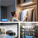 Airand LED Ceiling Light Fixture with Plug 5000k, Triproof LED Tube Light 16W Linkable Closet Lights for Workbench Kitchen Basement Garage Corridor Bathroom Office Overhead Lighting with Plug in Cord, 1.43FT-1PCS