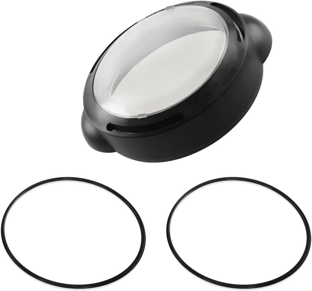 SPX5500D Pool Pump Lid Strainer Cover with Lock Ring and O-Rings(2Pcs O-Rings) Compatible with Hay-Ward Powerflo Matrix SP1590 Pump Series Model