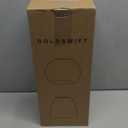 3 Pack Round Sphere Glass Globes for Light Fixtures Replacement, 5.9" Diameter, Clear Amber Seeded Bubble Glass Shade for Farmhouse Pendant Light Chandelier Wall Sconce, 1-5/8 Inch Fitter