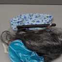 Old Lady Costume for Kids Girls, 100 Days of School Costume for Girls 100th Day of School, Granny Grandma Dress Up Nightgown, Wig, Cane, Glasses, handbag, Play Money Accessories Outfit for Kids