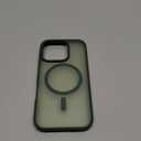 KCQNine Magnetic for iPhone 16 Pro Case, [Compatible with MagSafe][Military-Grade Drop Protection][Anti-Yellowing]Shockproof Protective Translucent Matte Cover for iPhone 16 Pro Phone Case, Forest Green