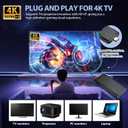 Retro Game Console, Retro Gaming Console, Wireless Retro Game Console, Plug & Play Video TV with 25200+ Built-in Games, 4K HDMI Output, and 2.4GHz Wireless Controller, 9 Classic Emulators (Black)