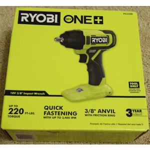Ryobi PCL250B Cordless 3/8 in. Impact Wrench (Tool Only)