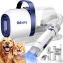 Dog Grooming Kit, 12,000Pa Strong Pet Grooming Vacuum for Dogs with Clipper Nail Grinder, 2L Dust Cup, 5 Suction Levels Dog Hair Vacuum with 7 Pet Grooming Tools for Shedding and Home Cleaning