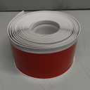 Flexible Baseboard Molding Trim 4Inch x 10Feet White Vinyl Wall Base Self-Adhesive, Peel and Stick Baseboard Molding Rubber Baseboard, Peel and Stick Trim Molding Baseboard Trim(4in x 10ft, White)