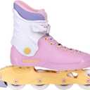 C SEVEN C7skates Nostalgic Adult Inline Skates for Women and Adult, Women's 11 / Men's 10 Sunrise Spa