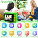 Pool Toy & Kids Underwater Camera 99FT Waterproof Kid Action Camera 1080P Video&20MP Photo with Flip Lens, Includes 32GB Card for Diving Swimming Beach Snorkeling.Birthday Gift for Boys - GKTZ