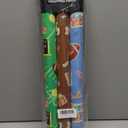 WERNNSAI Football Wrapping Paper Rolls - 3 Short Rolls Sports Gift Wrap Paper Kids for Kids Birthday Party Gift Packing Supply Green Brown Blue Wrapping Paper with Cut Lines 17 in x 10 ft