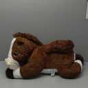 Tezituor 3ft Horse Stuffed Animal Toy, 35 Inches Realistic Large Horse Plush Pillow, Soft Darkbrown Pony Toys Gift for Kids Girlfriend (Chocolate)
