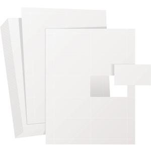 50 Pack Blank Business Card Paper for Printer, Inkjet and Laser Printable Sheets, 1000 Cards, Multi Purpose Office Supplies, 3.5 x 2 In, White