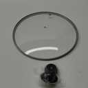 12 Inch Glass Lid for Frying Pan, Fry, Skillet, Pot Cover with Handle, Compatible with 11.7-12.3 Inch Lodge - Fully Assembled Tempered Replacement Cover, 12"/30cm, Clear