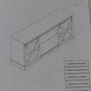 YITAHOME Farmhouse TV Stand for 65 Inch Television Stand, Entertainment Center with Storage Cabinets and Sliding Barn Doors, Rustic Media TV Console Table for Living Room, Dark Rustic Oak