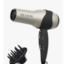 REVLON Turbo Hair Dryer | 1875 Watts of Maximum Shine, Fast Dry (Silver)