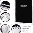 2026-2029 Monthly Planner/Calendar - 3 Year Monthly Planner 2026-2029, July 2026 - June 2029, 6.4" x 8.5", 36 Months Planner with Tabs, 30 Notes Pages, Double-Side Pocket, Holidays, Julian Dates