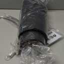 Wellmet Blackgold Set of 2 Drum Lampshades, Easy Assembly Required 16" Top x 16" Bottom x 12" High Replacement Lamp Shades, Fabric Lampshades for Table Lamps Floor Lamps, Metal Spider Fitter