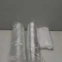 Lamosi 100 Pack 16 oz Clear Plastic Cups with Lids and Straws, Disposable Plastic Coffee Cups with Lids for Iced Coffee, Cold Beverages, Smoothies and To-Go Drinks