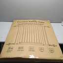 Cumbor 36" Extra Tall Baby Gate for Stairs, 29.7-40.6"(Extensions Included) Wide Dog Gate for Doorways, Pressure Mounted Auto-Close Pets Gates for Dogs Indoor, Durable Safety Child Gate, White