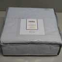 Nestl Extra Deep King Sheet Set - 6 Piece Breathable & Cooling Sheets - Hotel Luxury Bedding Set w/18-24 Inch Deep Pockets - Easy & Secure Fit - Super Soft, Wrinkle Free & Comfy - Ice Blue