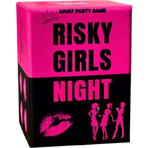 Risky Girls Night | Girls Night Games for Adults: 150 Spicy Questions and Hilarious Dares | Fun Party Game for Adults Perfect for Galentines, Bachelorette, & Birthday Parties