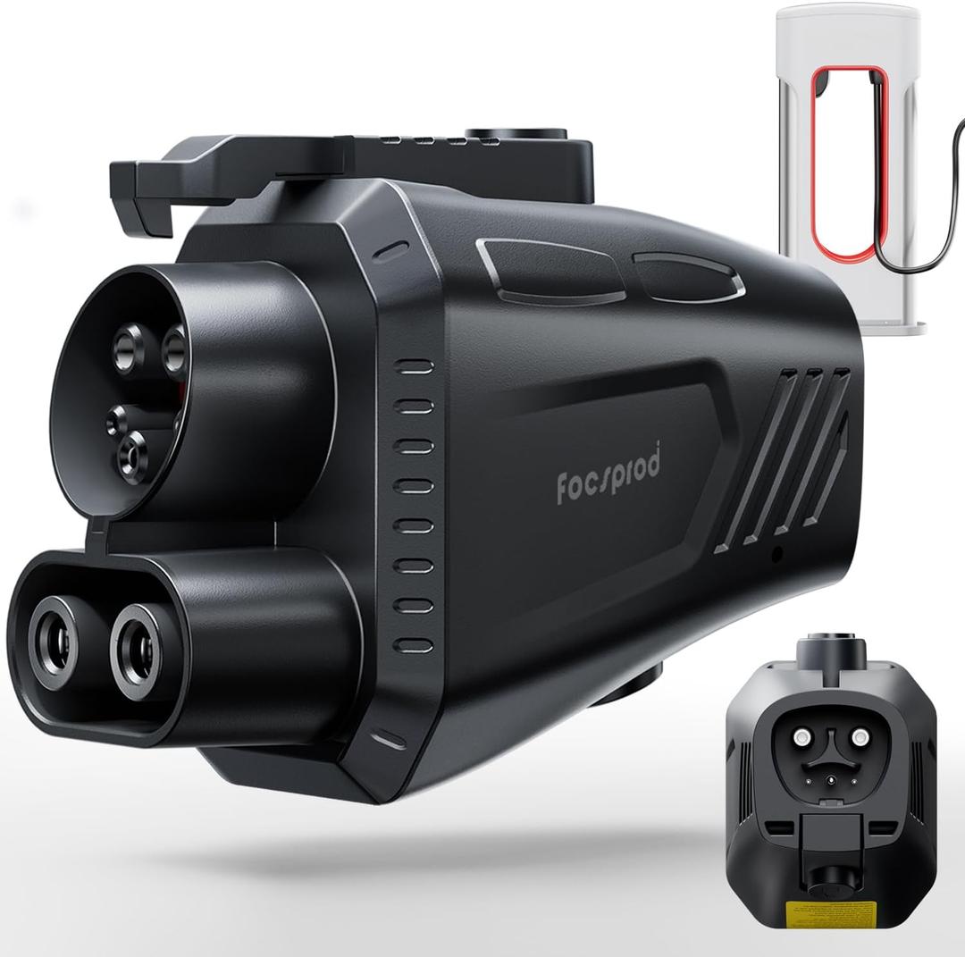 for NACS to CCS1 Charger Adapter, Max 500A 1000V Fast Charge NACS to CCS Adapter, CCS1 Electric Vehicle Charging Compatible with Tesla Superchargers -UL 2252