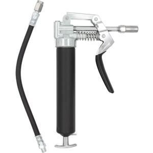 LubriMatic 30-800 Heavy Duty Mini Grease Gun w/ Pipe and Hose, Black/Silver