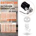 Hiorucet S97009796 Fan Motor for Bathroom Bulb Heaters Broan Nutone 9417DN-R01 162-K 162-J 162-L 162-G 162-E 162-M 164-K 164-G 164-E 164-J 164-L 164-M, 9427P-R01, 70CFM Fan Replaces 99080351 S97009796