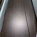 IOTXY 53" Reversible L-Shaped Office Desk with Storage Shelves, Walnut