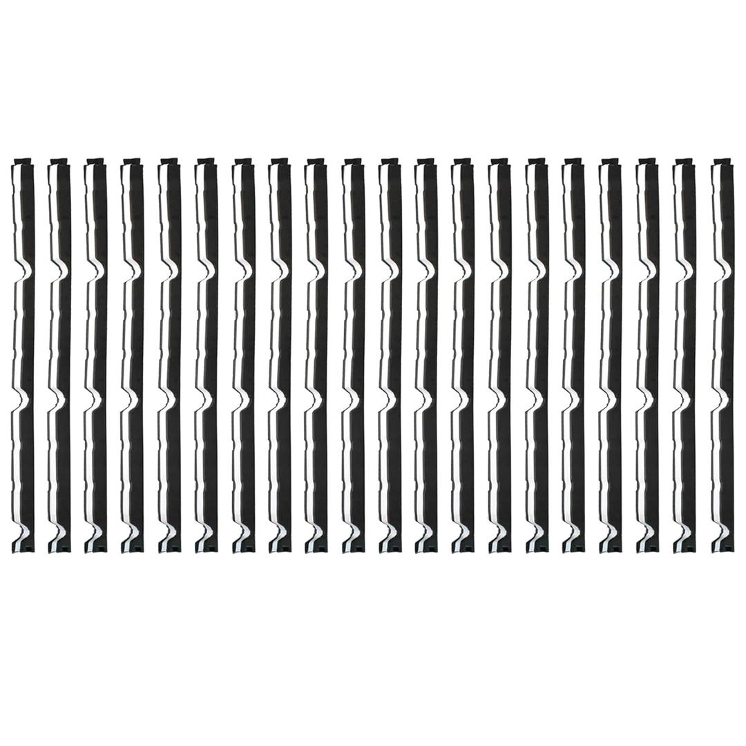 12 Inch Outside Classic Rib Profile Foam Closure Strips for Metal Roofing Panels Outside Roof Closure Strips Metal Roof Foam 3 FT Long (Updated Material and Self-Adhesive)-20 Pieces