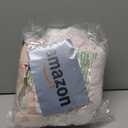 Elegant Peach Pink Shower Curtain with Handmade Ruffles and Lace Trim, 72" x 72" Soft Microfiber Shower Curtains for Boho, Farmhouse, and Vintage Bathroom Decor, Machine Washable