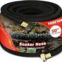 50 FT Soaker Hose 1/2" Heavy Duty Garden Hose to Save 70% Water Drip Irrigation Kit for Lawn/Yard Landscaping Beds