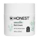 The Honest Company Sensitive Skin Rich Cream, Shea Butter, Blend of Bisabolol + Ginger Root Extract, Safe for Baby's Sensitive Skin, Dermatologist Tested, Hypoallergenic, Fragrance Free, EWG Verified