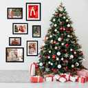 8.5x11 Picture Frame Set of 8, Gold Photo Frames for Gallery Wall Mounting, Display Pictures 6x8 with Mat or 8.5 by 11 Without, Certificate Frame with Plexiglass for Home Office Wall Decor