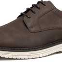 CGRRBW Mens Dress Shoes Casual Oxford Shoes Dress Sneakers Fashion Comfortable Work Business Office Shoes (10, Brown)