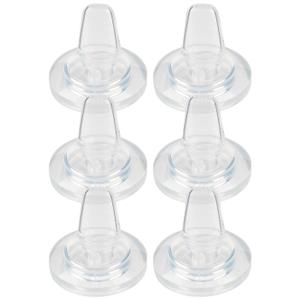 Sippy Spouts for Philips Avent Anti-Colic Baby Bottles, Soft 100% Silicone Sippy Cup Nipples, 6m+, Variable Flow, 6 Count