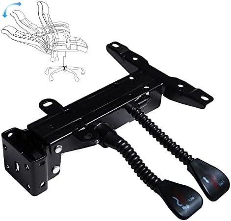 Skuehod Heavy Duty with Adjustment Backrest Tilt Replacement Office Chair Swivel Tilt Control Seat Mechanism Gas Type (155° Tilt Control Back Cushion)