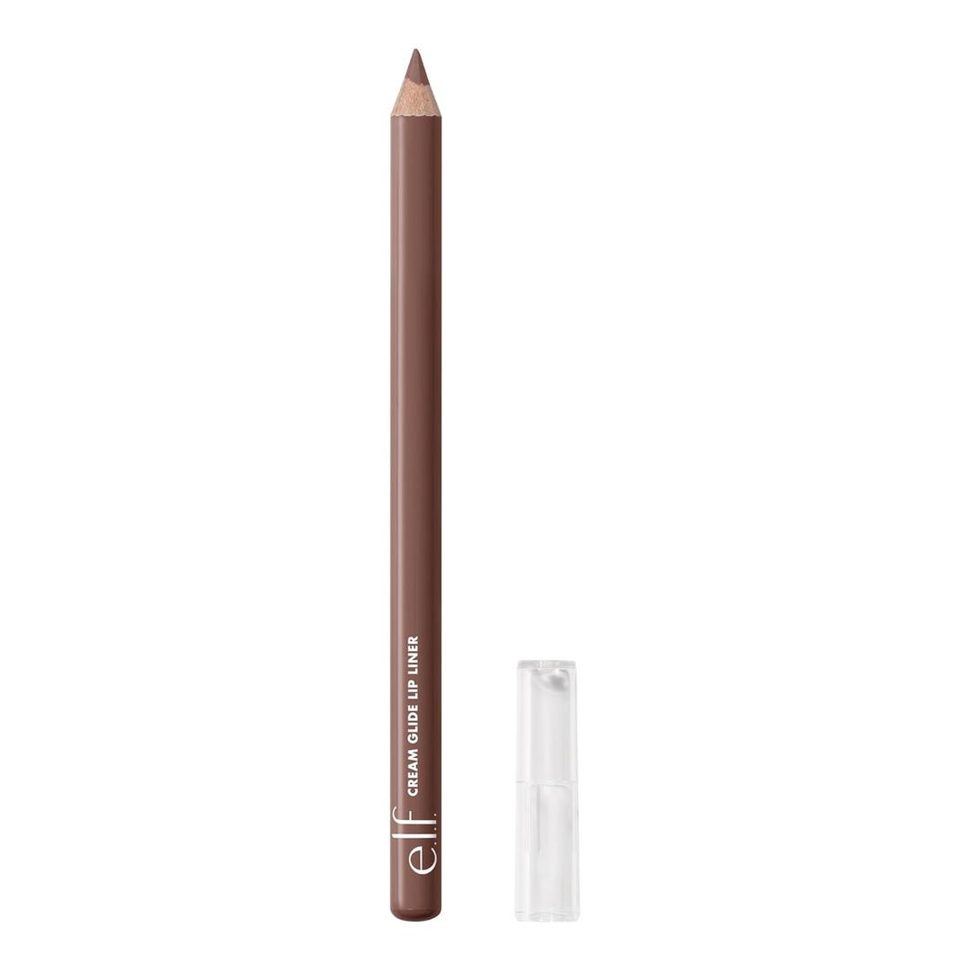 e.l.f. Cream Glide Lip Liner, Highly-Pigmented Pencil For Shaping & Sculpting Lips, Semi-Matte Finish, Vegan & Cruelty-Free, Espresso Martini