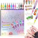 12 Colors Nail Art Pens Set,Fine Tips 3d Nail Art Pens 3d Quick-Dry 0.5mm Nail Polish Pens,Diy Nail Art Marker Graffiti Dotting Pen For Nails Art Design Manicure Nail Diy Decoration