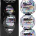 Zeekio Galaxy Juggling Balls - Premium 12 Panel Genuine Leather Balls - 130g - 67mm - Pack of 3 - Cosmo