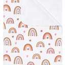 ROCCED Baby Bed Pad Waterproof Washable Reusable 31"x40" Large Toddler Mattress Protector Incontinence Pads Sheet Cover Underpads for Kids Adults and Pets Potty Training Mat-Rainbow