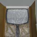 PROTECLE Hand Mirror, 10.3" L x 7.4" W Salon Barber Hairdressing Handheld Mirror with Handle, Square Black