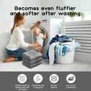 2 x Baby Hooded Towels for Babies and Toddlers, Muslin Baby Bath Towel Soft and Absorbency (Grey 1 Pack)