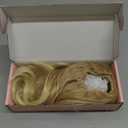 REECHO Ponytail Extension, Drawstring Ponytail Extension Long Wavy Layered Pony Tails Hair Extensions 22inch Natural Fake Ponytail Clip in Synthetic Hairpiece for Women, Chocolate Brown