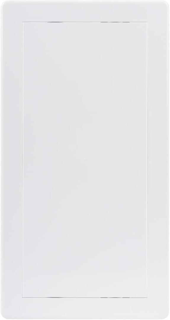 HVAC OV 5 x 12 Inch White Square ABS Plastic Plumbing Access Panel - Indoor Wall Access Door for HVAC, Wall, Ceiling, and Drywall with Panel - Opening Box Door Cover - Easy to Install