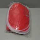 28 Inch Christmas Tree Collar Red Plush Faux Fur with Crossed Diamond Pattern, Soft Boho Xmas Tree Ring Tree Skirt for Christmas Artificial Trees Holiday Party Home Decor