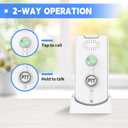 2 Way Intercom for Home,Wireless Intercom System Portable,Long Range,Push to Talk,3 Volume Control,Dual Channels,Intercoms for Home Office