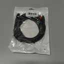 Lightning to RCA Cable Audio Aux Adapter, Stereo Y Splitter Adapter for Select iPhone iPad Models for Power Amplifier, Car, Home Theater, Speaker and More Silver 15FT