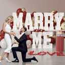 Marry Me Light Up Letters, Marquee Letters 3 Feet Tall with Rose Petals for Proposal Engagement Wedding Party, Romantic Decorations Will You Marry Me Sign for Wedding Decorations