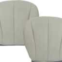 NLQR Tan Front Driver and Passenger Side Bottom Replacement Leather Seat Covers Compatible with Toyota Camry 2007 2008 2009 2010 2011