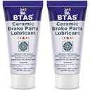 BTAS Brake Caliper Grease for Disc Brake Lubricant,Caliper Pin Pad Lube,High Temp Silicone Synthetic Ceramic Assembly Grease 1oz 2 Pcs